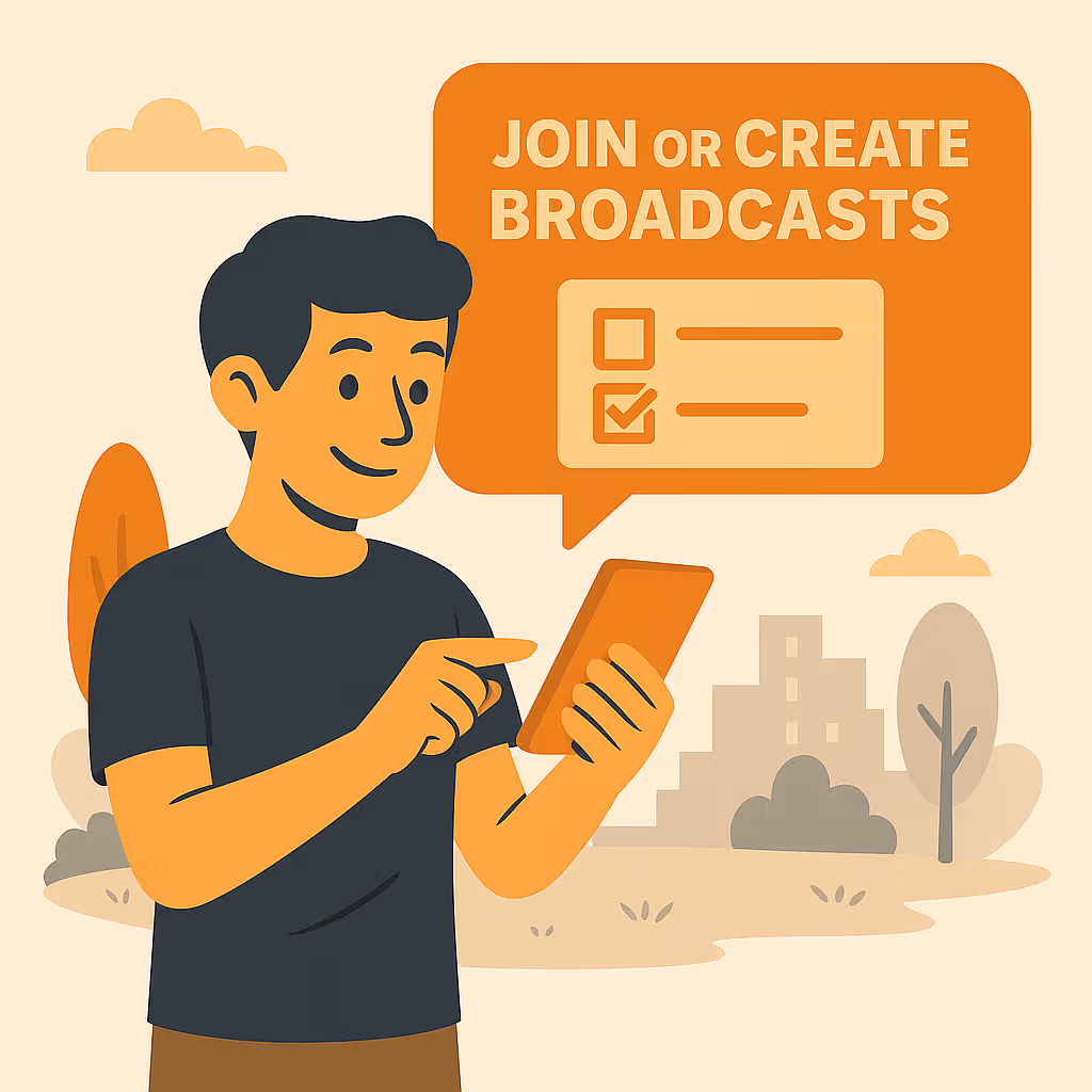 Creating Broadcasts